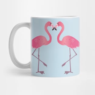 Two Pink flamingo's Mug